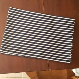 Kate Spade navy striped placemats